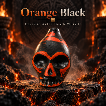 Ceramic Aztec Death Whistle