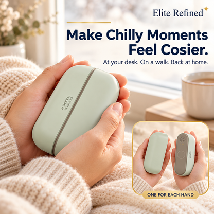 Magnetic Rechargeable Hand Warmers — 2-Piece Winter Set