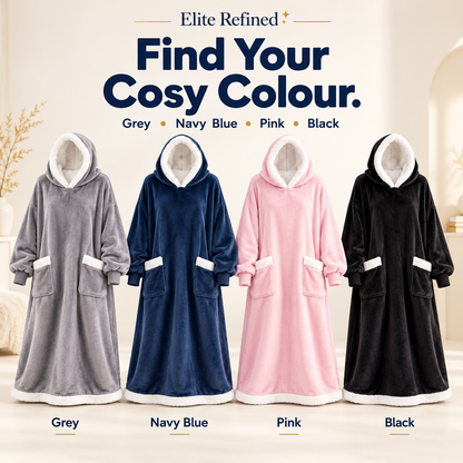 Oversized Fleece Wearable Blanket Hoodie