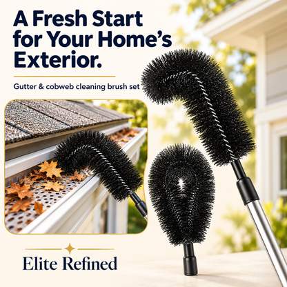 Adjustable Gutter Cleaning Wand & Brush Tool