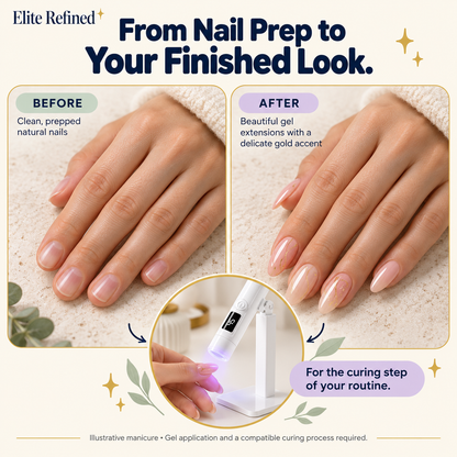 Mini UV LED Nail Lamp — Portable Gel Manicure Curing Light