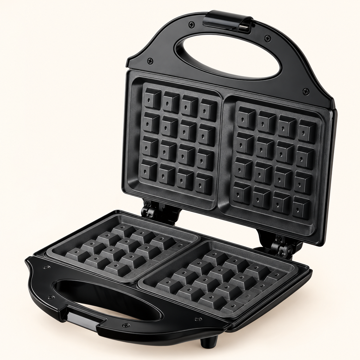 Mini Electric Waffle Maker for Quick Breakfast Treats