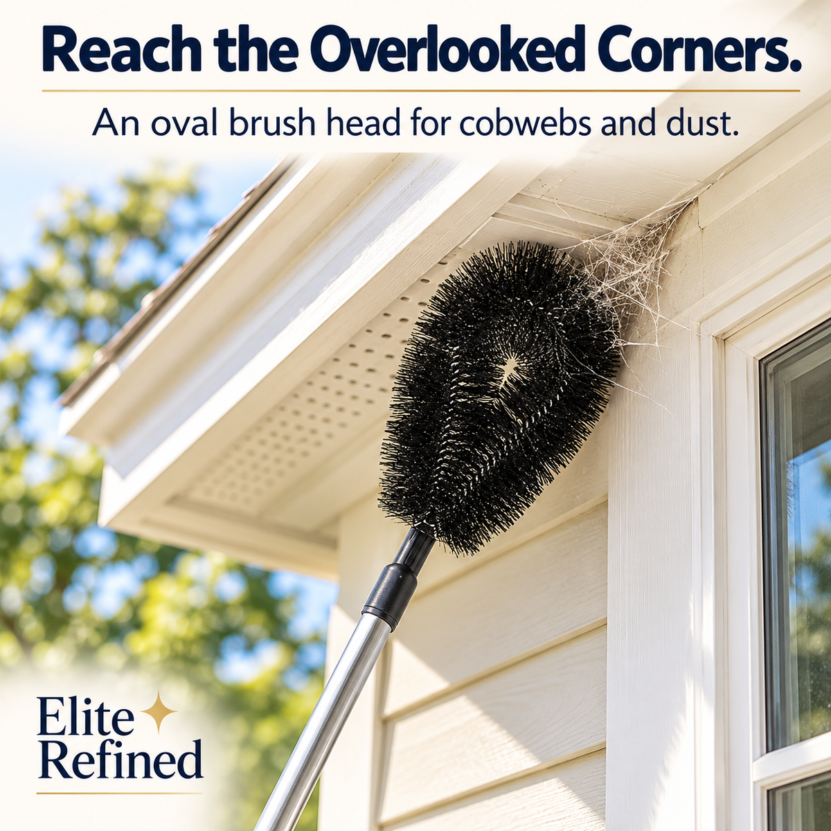 Adjustable Gutter Cleaning Wand & Brush Tool