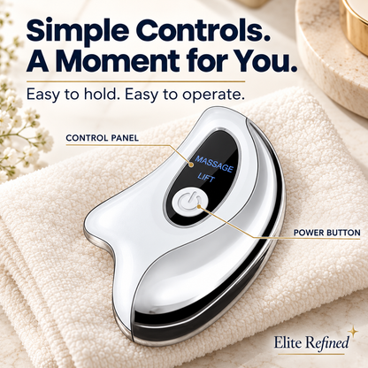 Heated Vibrating Gua Sha Facial Massage Tool