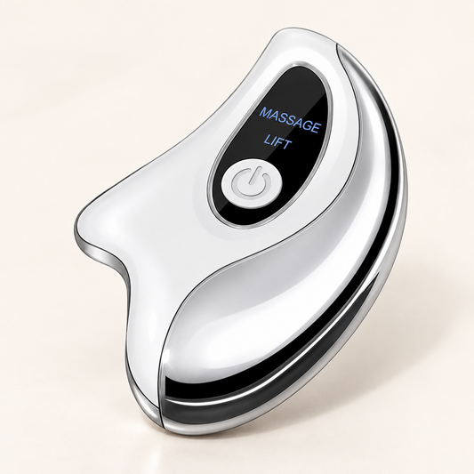 Heated Vibrating Gua Sha Facial Massage Tool