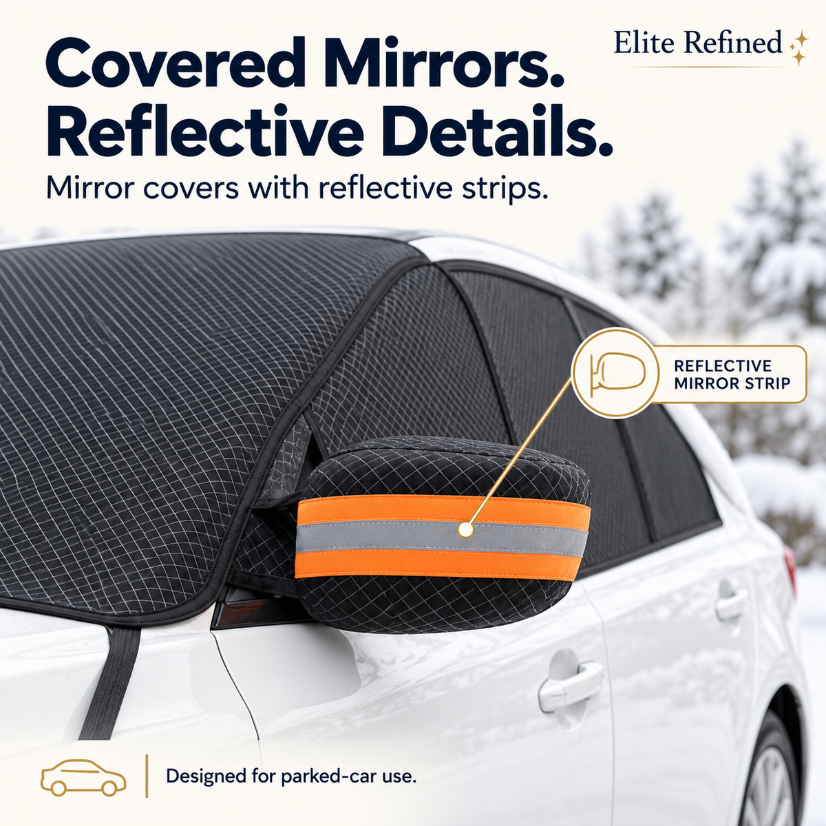 Magnetic Windshield Snow & Frost Cover