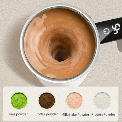 Magnetic Self-Stirring Coffee Cup