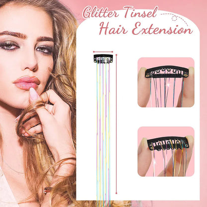 Hair Tinsel Clip-In Kit