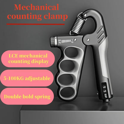Adjustable Hand Grip Strengthener – 5-100KG Resistance Trainer
