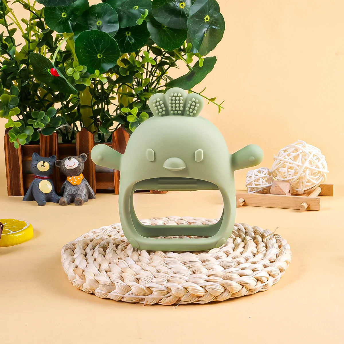 Elite Silicone Baby Teether Toy — Soft Food-Grade Teether for Infants