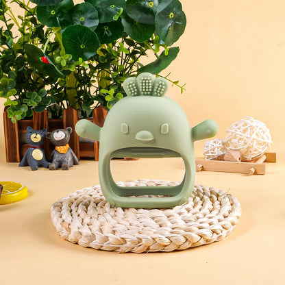 Elite Silicone Baby Teether Toy — Soft Food-Grade Teether for Infants