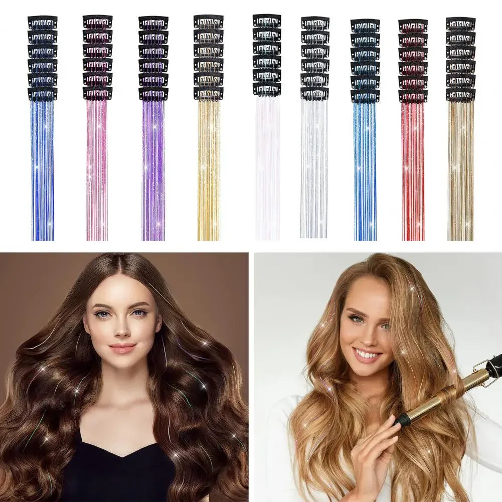 Hair Tinsel Clip-In Kit