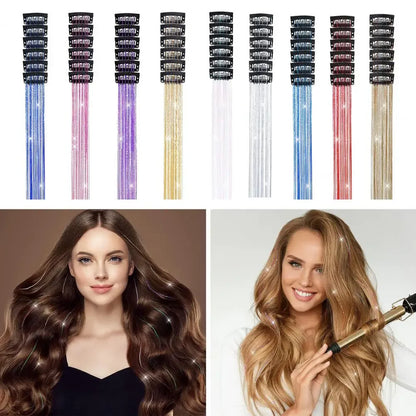 Hair Tinsel Clip-In Kit