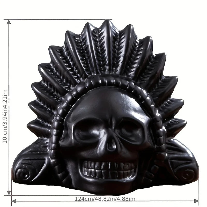 Ceramic Aztec Death Whistle