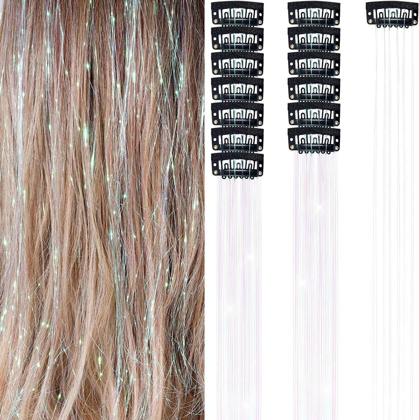 Hair Tinsel Clip-In Kit