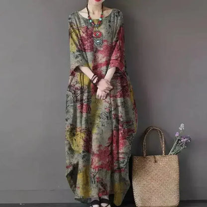 Sienna Printed Boho Maxi Dress