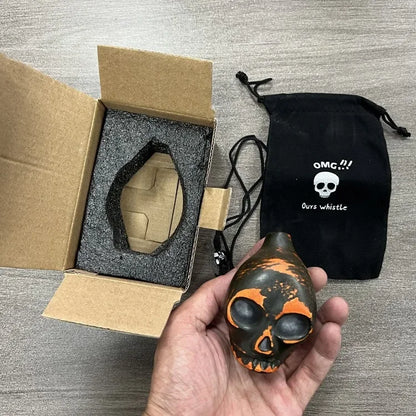 Ceramic Aztec Death Whistle