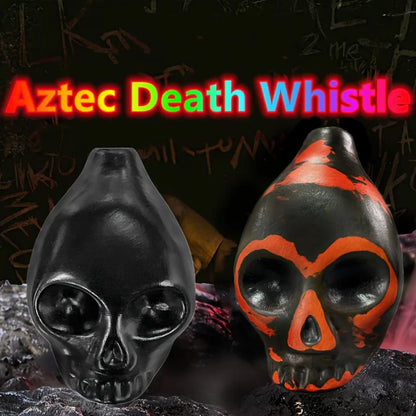 Ceramic Aztec Death Whistle