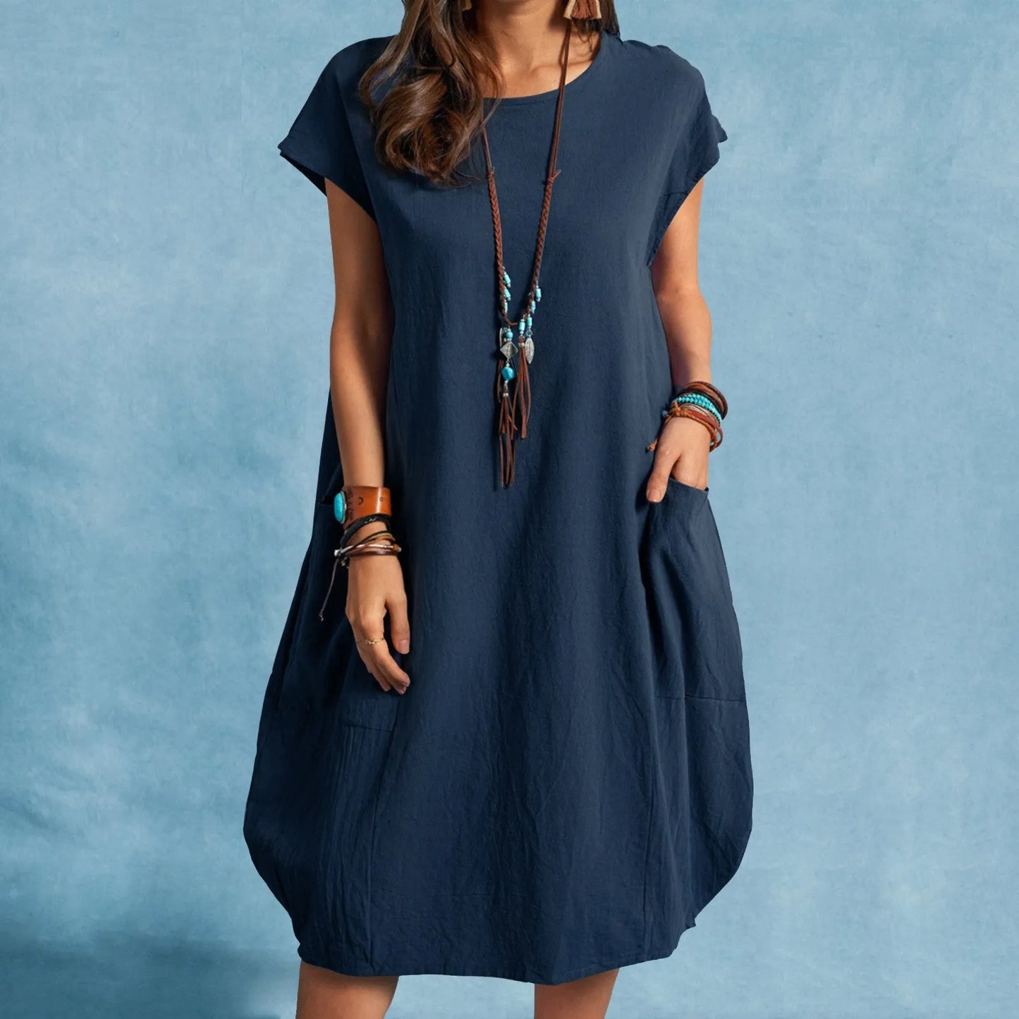 Nora Relaxed Pocket Dress