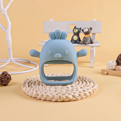 Elite Silicone Baby Teether Toy — Soft Food-Grade Teether for Infants