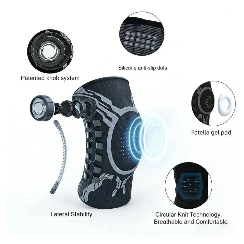 Smart Knee Brace — Micro-Dial Compression Support
