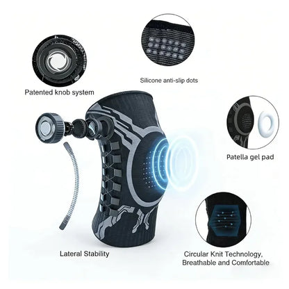 Smart Knee Brace — Micro-Dial Compression Support