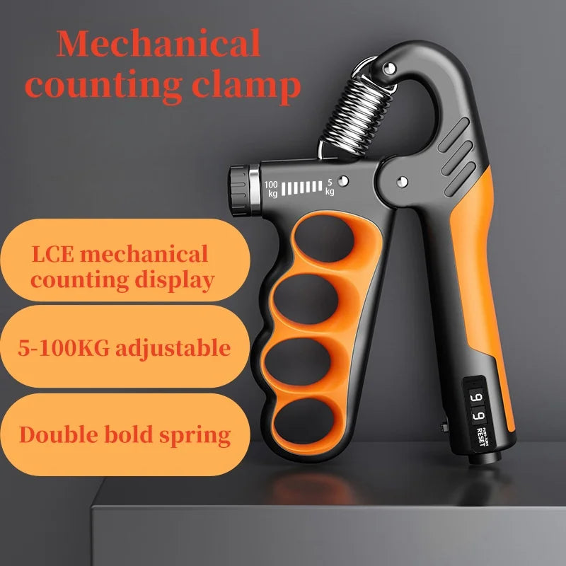 Adjustable Hand Grip Strengthener – 5-100KG Resistance Trainer