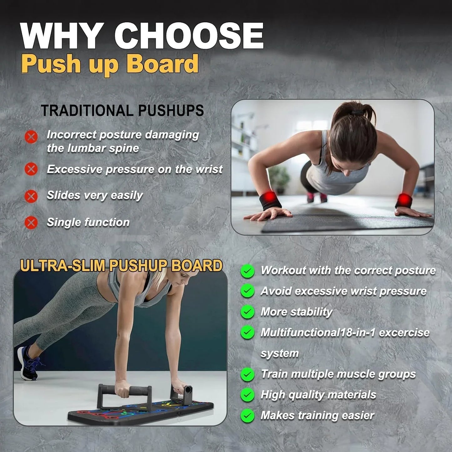 Elite Pro™ Push-Up Board