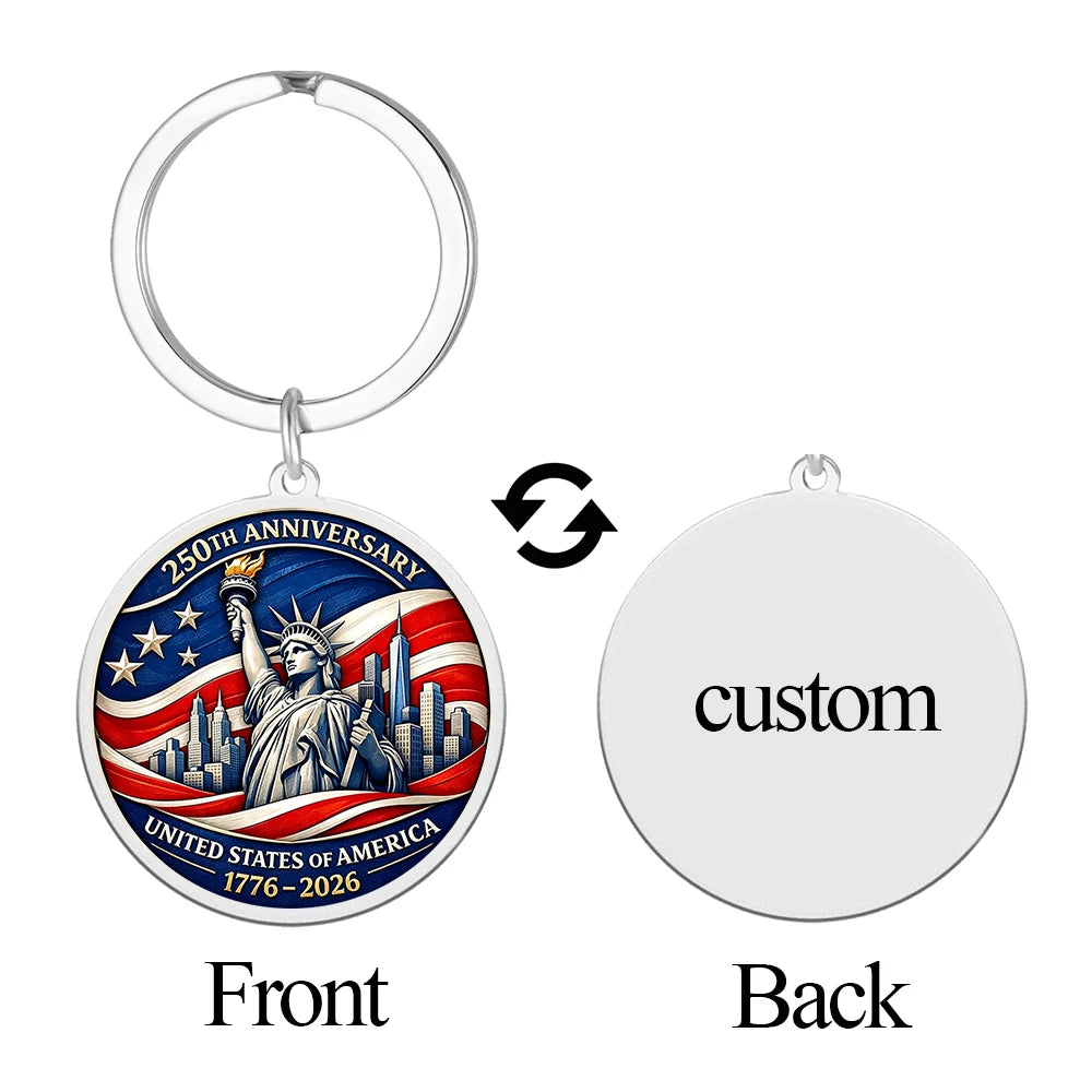 250th Anniversary USA Commemorative Keychain