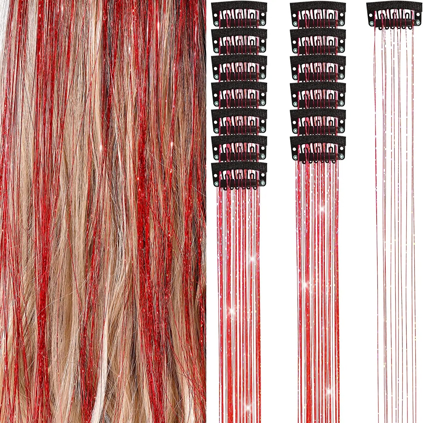 Hair Tinsel Clip-In Kit