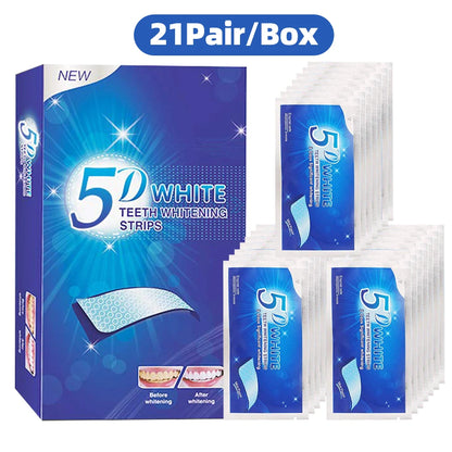 Elite 5DTeeth Whitening Strip 7/14/21/28 Pair