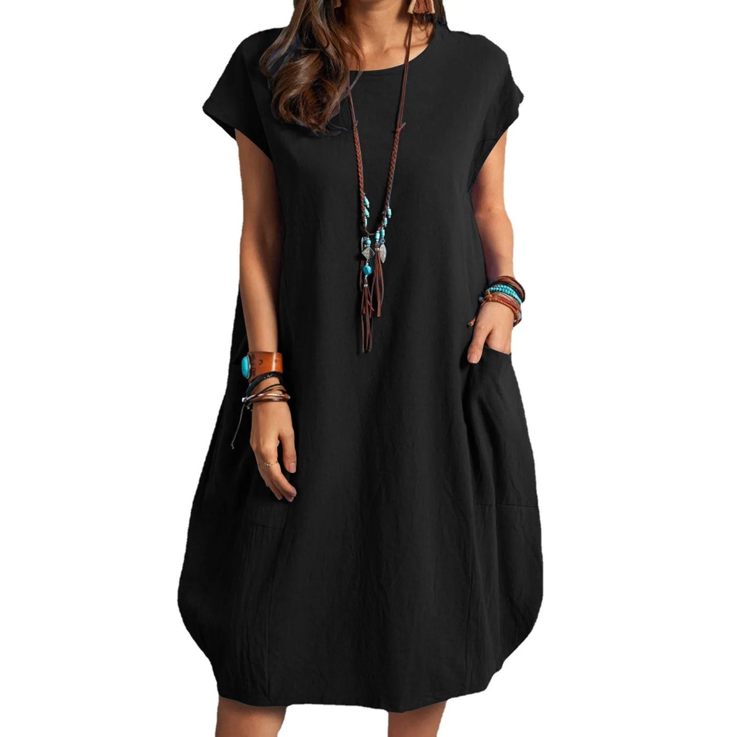 Nora Relaxed Pocket Dress