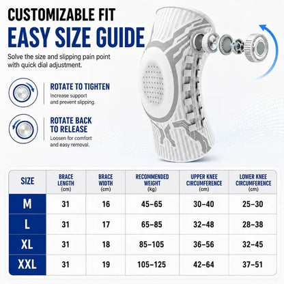 Smart Knee Brace — Micro-Dial Compression Support
