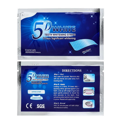 Elite 5DTeeth Whitening Strip 7/14/21/28 Pair