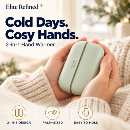 Magnetic Rechargeable Hand Warmers — 2-Piece Winter Set