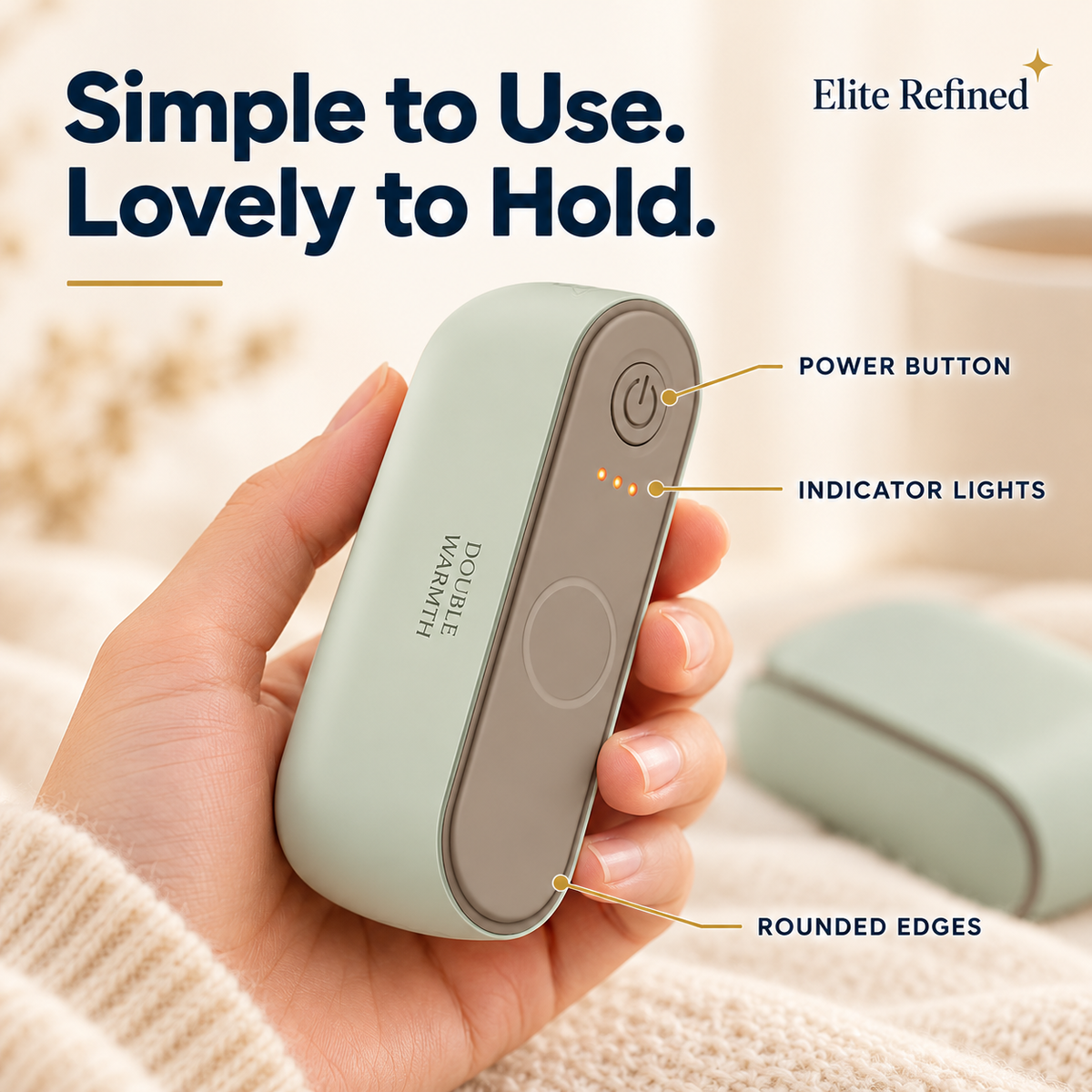 Magnetic Rechargeable Hand Warmers — 2-Piece Winter Set