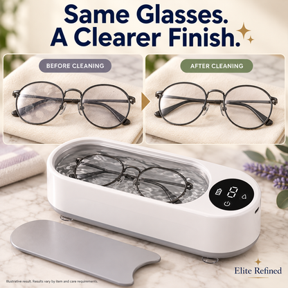 Portable Ultrasonic Jewelry & Eyeglasses Cleaner