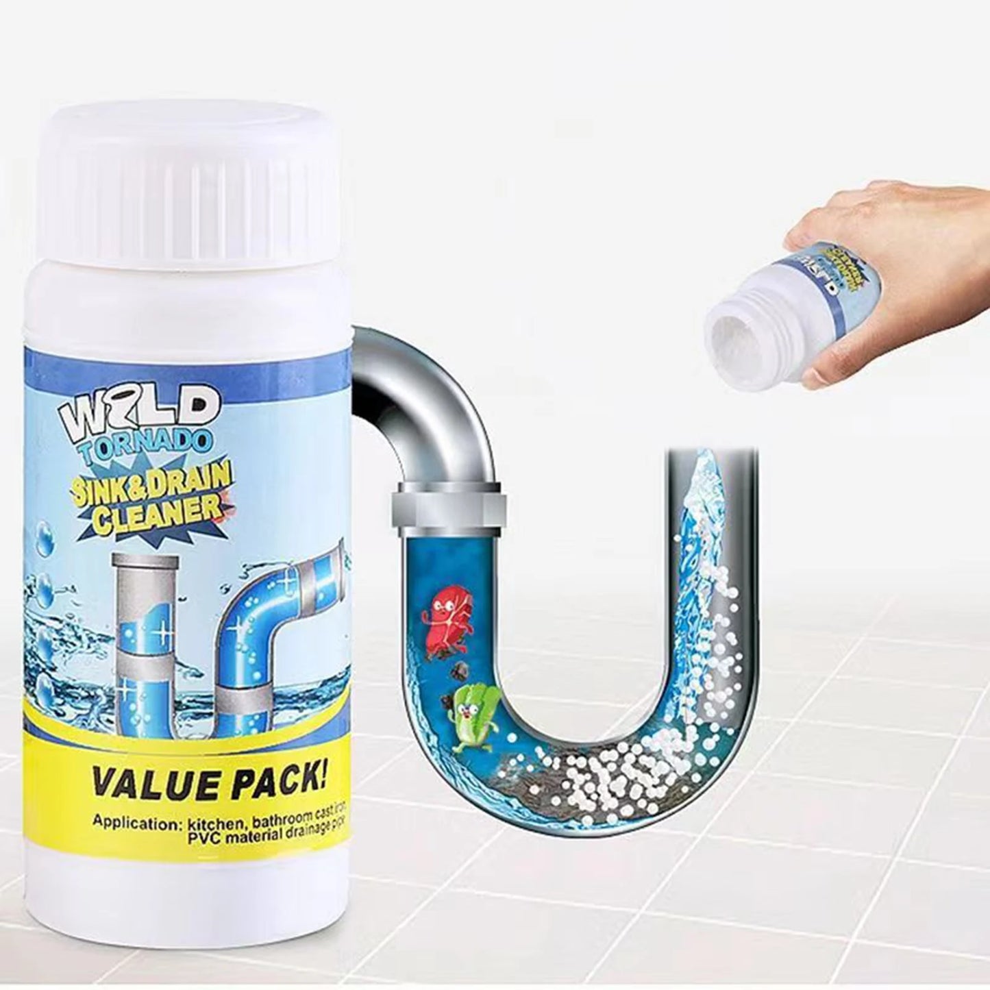 Portable Drain Cleaner Powder