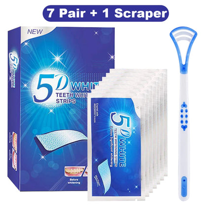 Elite 5DTeeth Whitening Strip 7/14/21/28 Pair