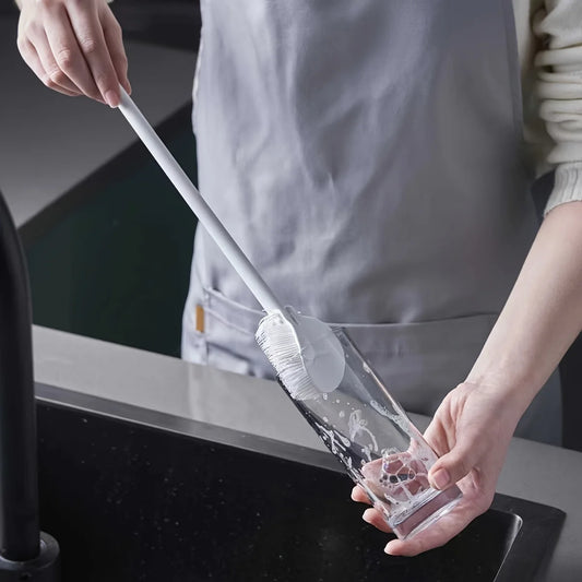 360° Silicone Bottle Brush – Foldable & Deep Clean