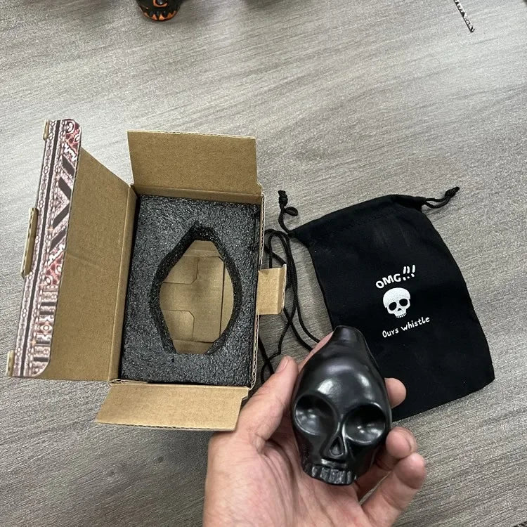 Ceramic Aztec Death Whistle
