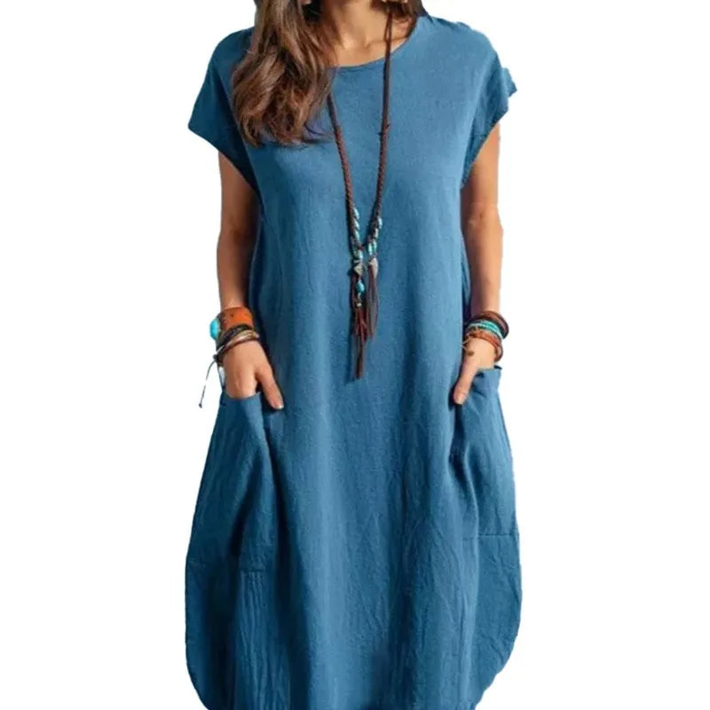 Nora Relaxed Pocket Dress