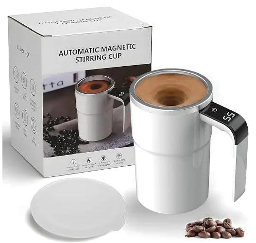 Magnetic Self-Stirring Coffee Cup