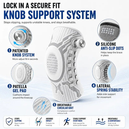 Smart Knee Brace — Micro-Dial Compression Support