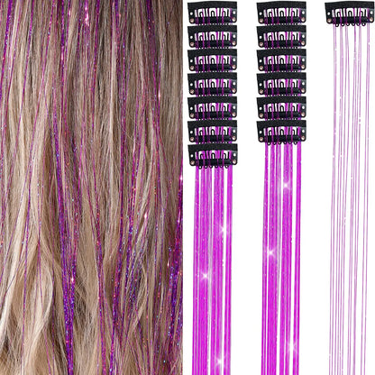 Hair Tinsel Clip-In Kit