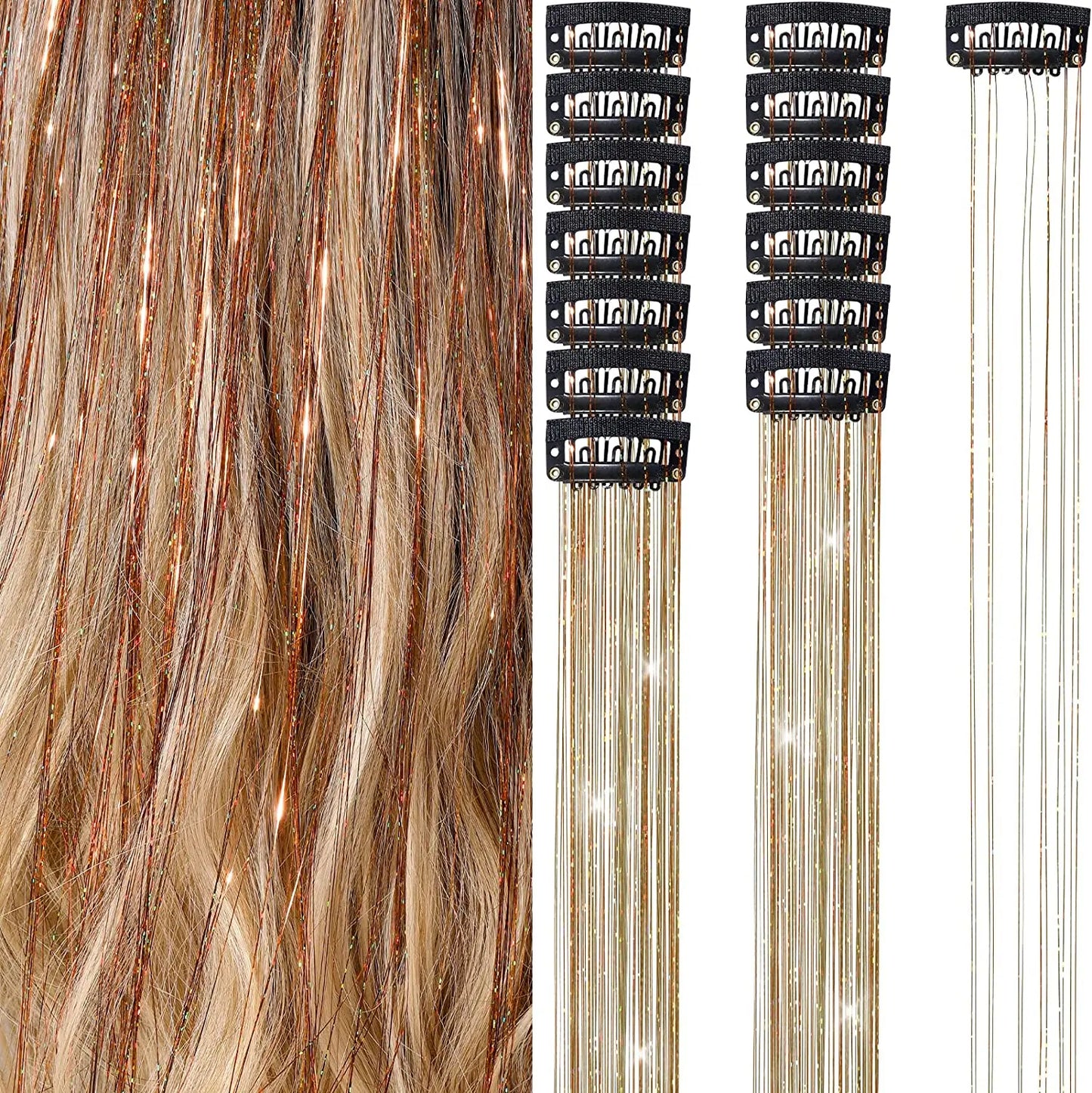 Hair Tinsel Clip-In Kit