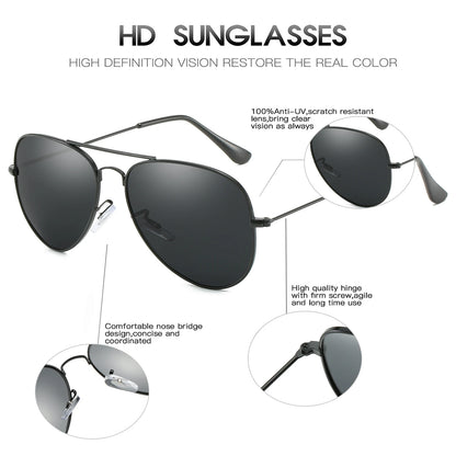 American Travel™ Polarized Aviator Sunglasses