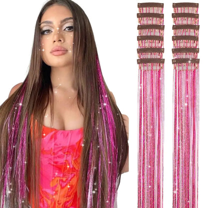 Hair Tinsel Clip-In Kit