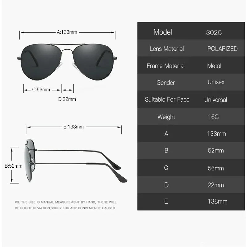 American Travel™ Polarized Aviator Sunglasses
