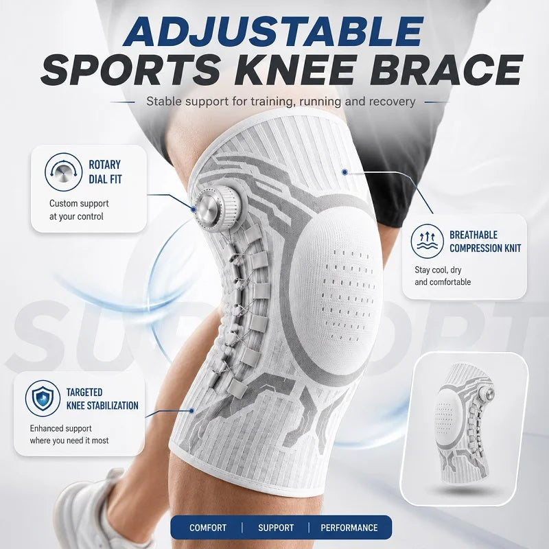 Smart Knee Brace — Micro-Dial Compression Support
